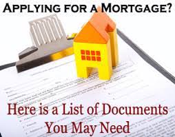 What documents do i need to close my new mortgage request?